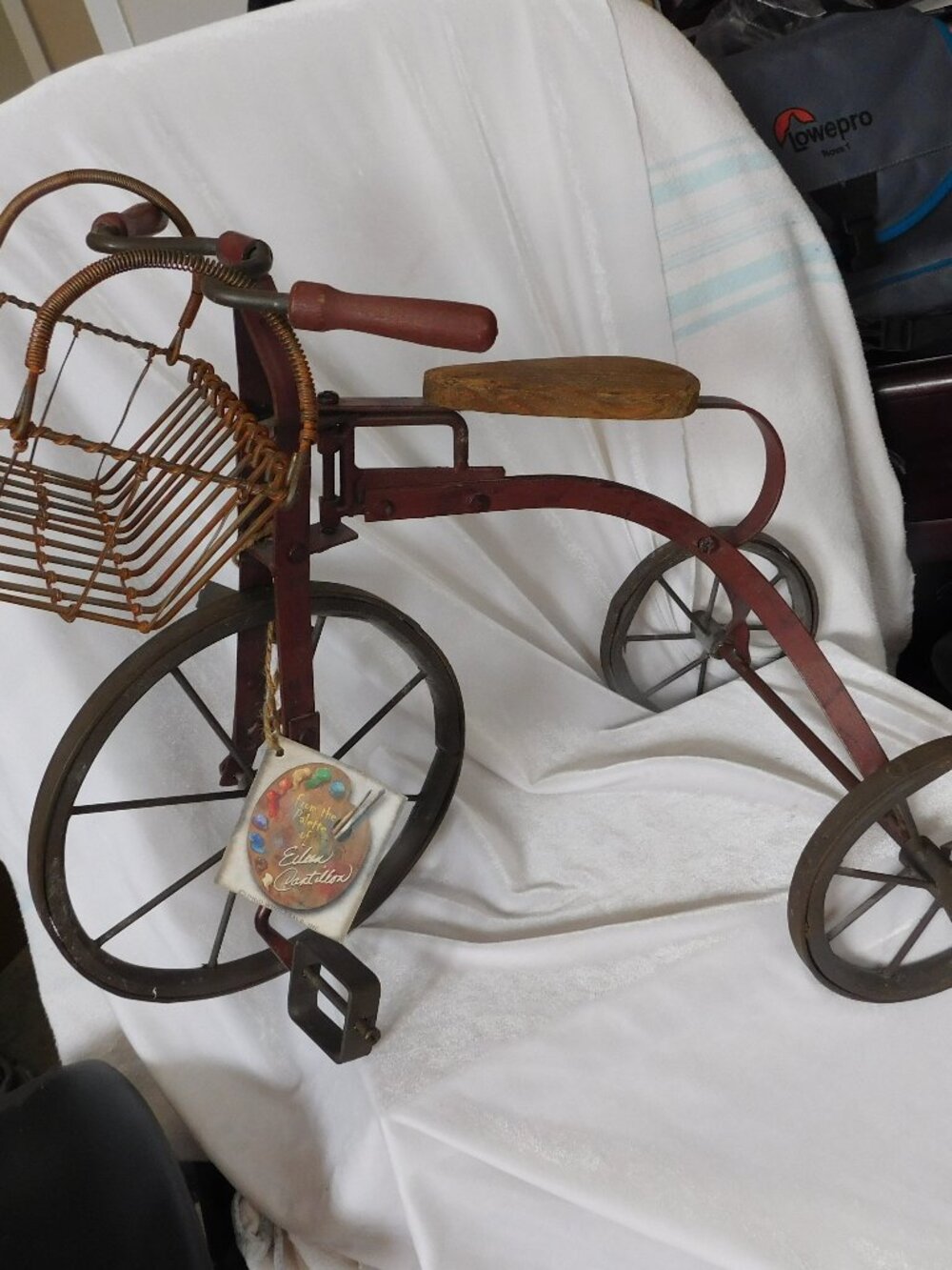For Sale Ohio Wholesale Large Metal & Wood Tricycle Decor Eileen Cantillon